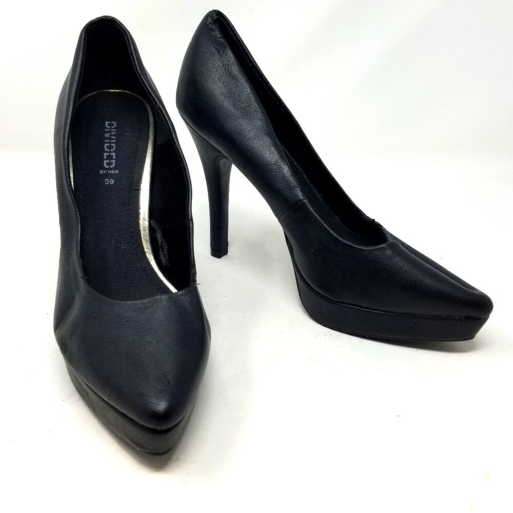 Divided by‎ H&M Black Stilettos Pumps Women's Heels Size 8